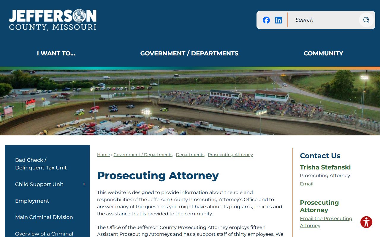Jefferson County Prosecuting Attorney court records after jail arrest
